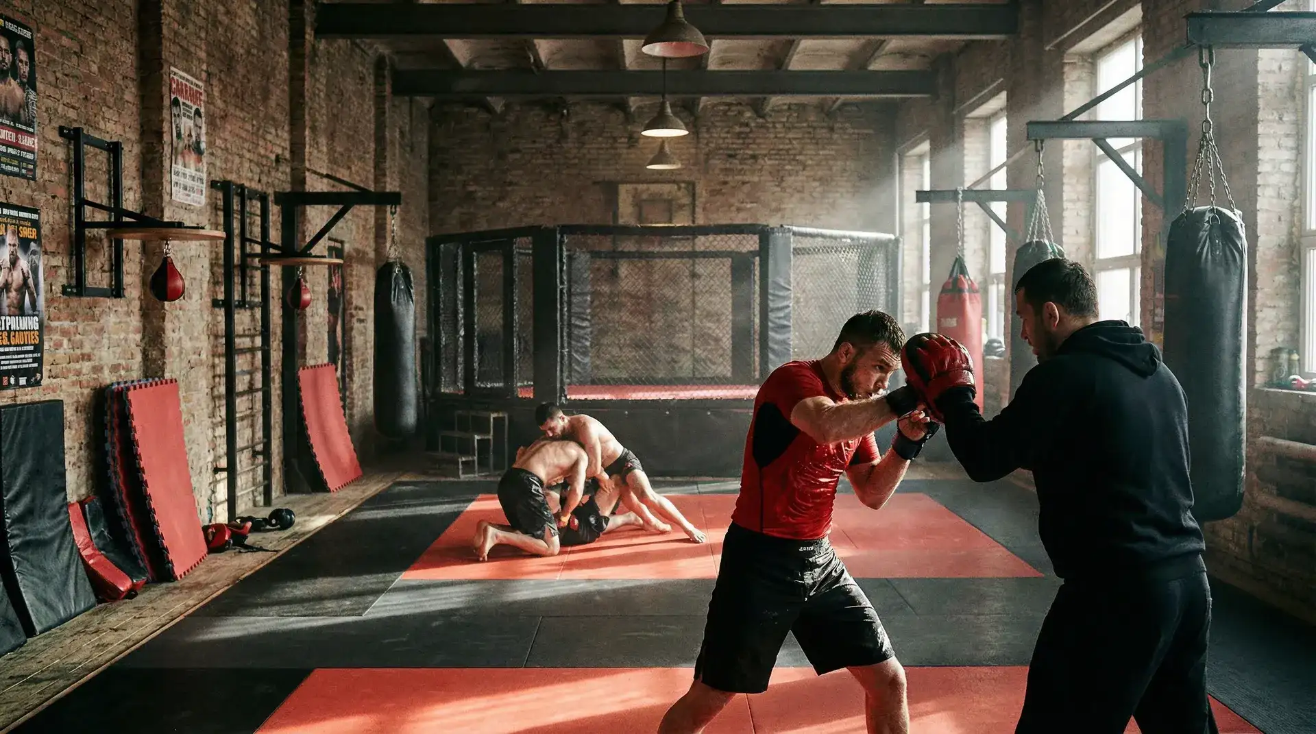 吃瓜大赛 专业格斗训练营实战教学